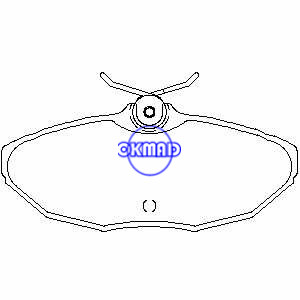 JAGUAR S-TYPE Vanden XJ8 LINCOLN LS FORD Thunderbird Brake pad FMSI:7679-D806 OEM:XR8-12436 FDB1486 TRW:GDB1398 WVA:23424, F806